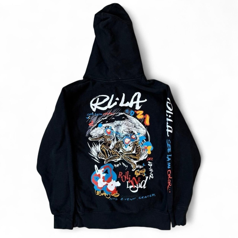 Rolling Loud 2021 Shady Spores Black Pullover Hoodie Adult Size Small LA Sweater